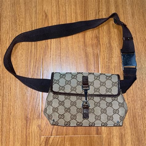 gucci fanny pack canvas|gucci fanny pack vintage.